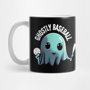 Spooky Sluggers: The Adorable Ghostly Baseball Game, Halloween Mug